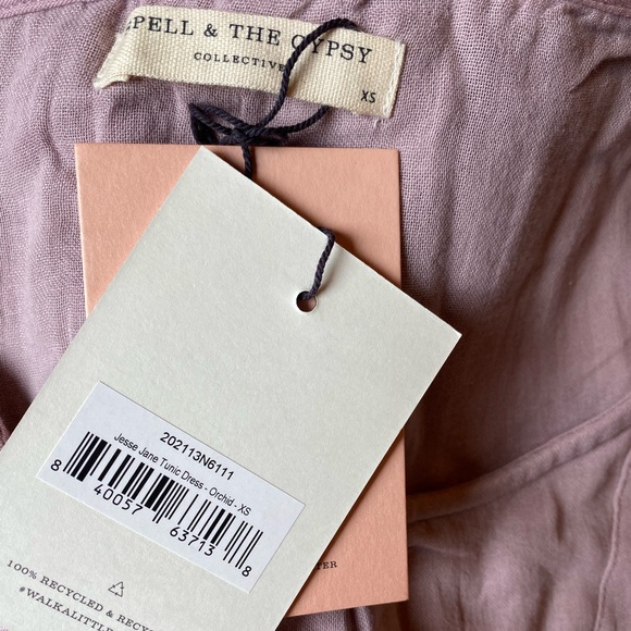 Spell Jesse Jane Tunic Dress in Orchid - Picture 3 of 3